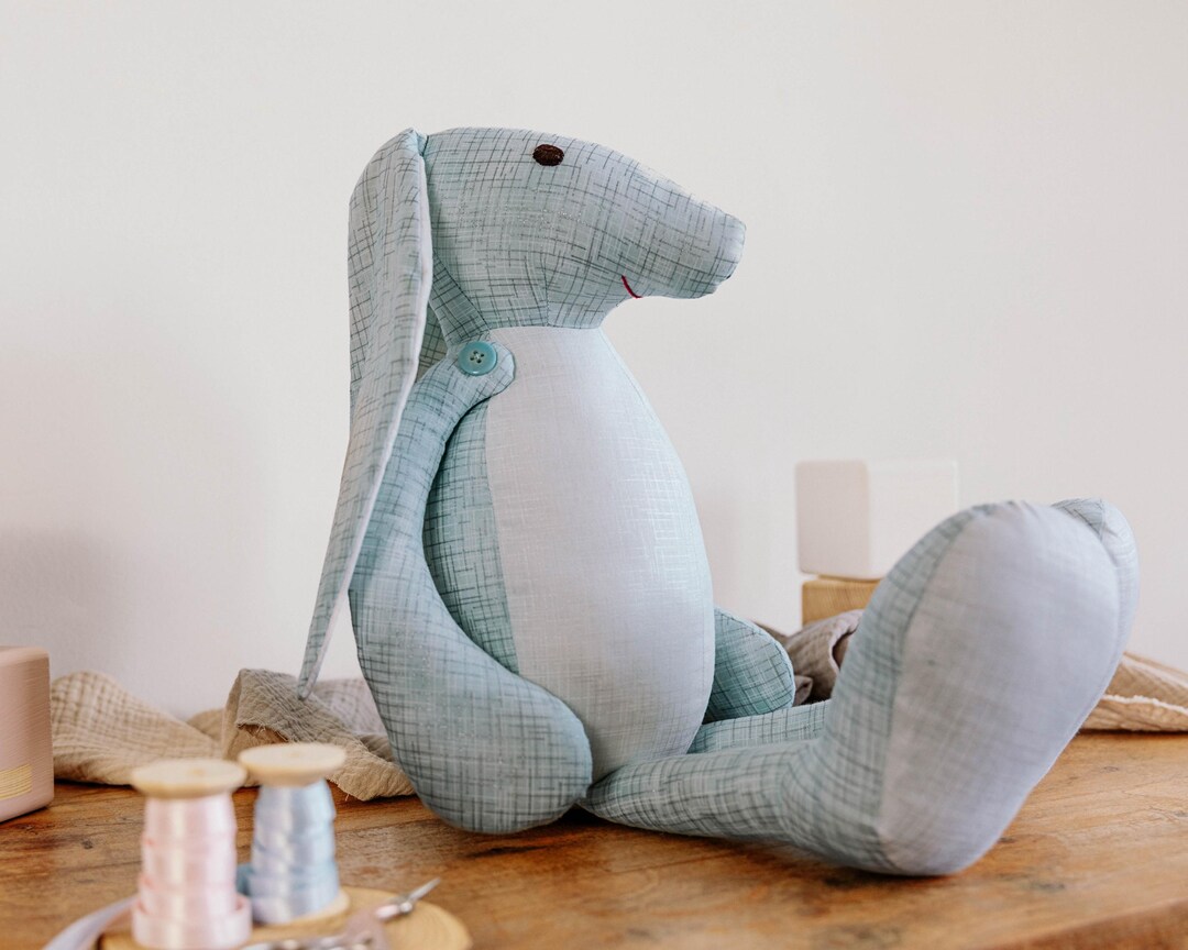 Soft Bunny Pattern to Sew, 19” Plushie Sewing Tutorial - Etsy