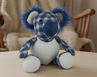 Memory bear pattern, Memorial koala PDF sewing tutorial