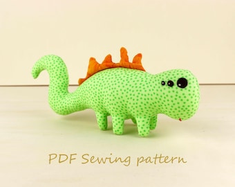 Stuffed Monster Sewing Pattern, Kids Nursery Decor (PDF Pattern)