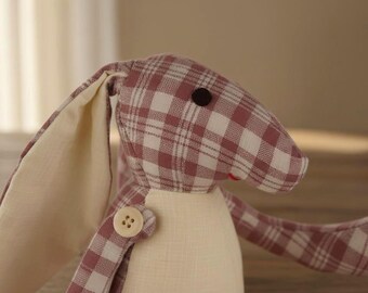 Memory bunny PDF pattern, Memorial plushie sewing tutorial
