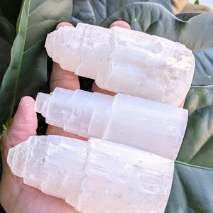 Selenite Crystal Tower 4&quot;, Selenite Iceberg, Selenite Skyscraper