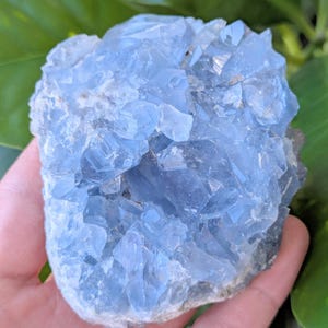 Celestite Cluster, Blue Celestite, Celestite Geode, Raw AAA Celestite Cluster