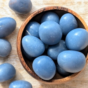 Angelite Tumbled Stones: Choose How Many Gemstones