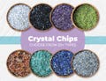 Tumbled Crystal Chips Bulk: 40+ Gemstone Varieties (3-5mm) product logo