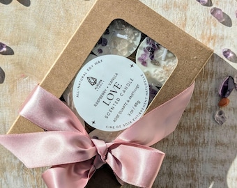 Scented Soy Wax Tea Lights 6-Pack - Crystal Intention Candles