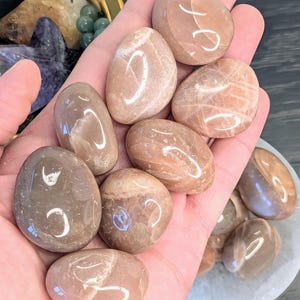 Golden Sunstone Tumbled Stones, Polished Golden Sunstone Gemstone