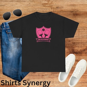 Drink Responsibly Unisex Heavy Cotton Tee, Casual T-Shirt for Parties, Funny Gift, Summer Outfit, Drinking Awareness Clothing