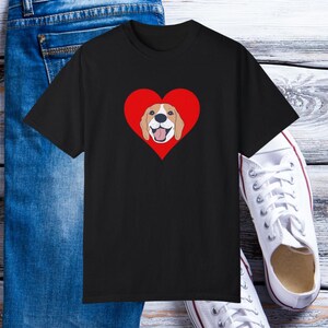 Beagle Tshirt personalized gift women&#39;s men&#39;s custom Tshirt beagle lover gift dog Tshirt custom dog tshirt dog lover gift beagle heart shirt