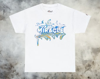 T-shirt imprimé, unisexe, coton, 180gsm, Acid Design - Miracle