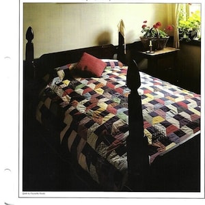 Quilt pattern Vintage Attic Windows 1992  Instant Download PDF Format