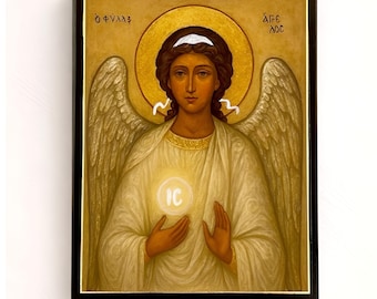 Guardian Angel Icon Christian Religious Art
