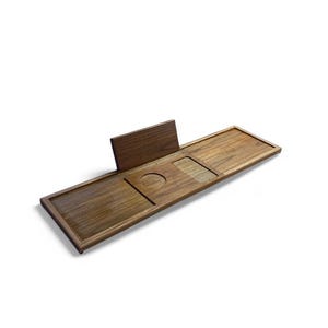 Custom Teak Bathtub Organizer. Design your own teak Bathtub Organizer, Read Item Description