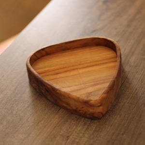 Holz Schreibtisch Organizer für ihn, Gitarren-Plektrum Auffangbehälter, Holz-Plektrum Valet Tablett für ihn, Holz-Jubiläumsgeschenk für Ehemann