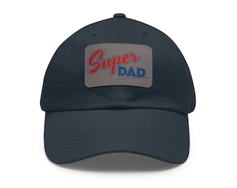 Personalized Dad Hats (Rectangle) Father's Day Hats
