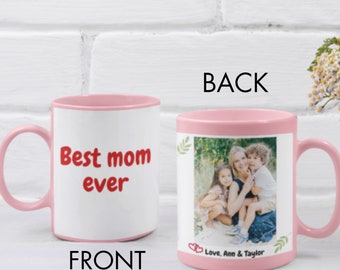 Custom Photo Mug for Mom, Personalized Mug, Custom Picture Mug, Mug with Baby Picture; 11oz
