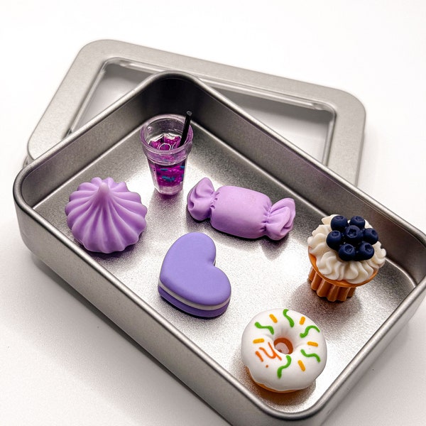 sweet treat collection (items vary ) magnetic window Tin