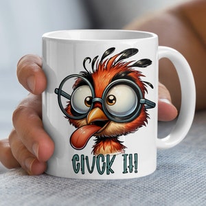 Funny Bird Coffee Mug: Sarcastic Chicken Mom Gift