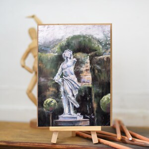Carte vierge de voeux fracturée - Cadeaux pour les jardiniers, les amoureux de la nature et les horticulteurs | Oeuvre d'art originale au pastel par Rose-Marie MJ