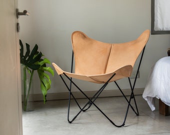 Original Butterfly Chair Polo leather from Argentina to your house in 2 days (Big BKF / BFK)