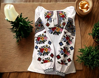 Ukrainian Dress Vyshyvanka Shirt Embroider Blouse Cotton, Gift for woman
