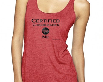 Certified Cheerleader dot Me - Women Ver