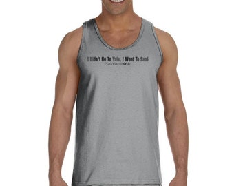 I Didn't Go To Yale, I Went To Sea!  Navy dot Me - Men Tank Hoz