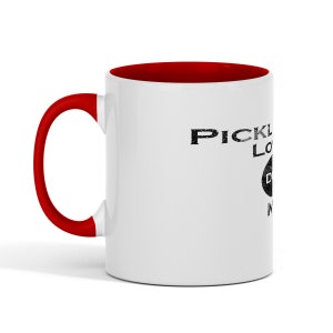 Pickleball Loves dot Me Glossy Mug image 7