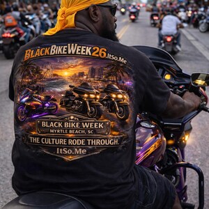Black Bike Week 2026 Shirt, Myrtle Beach Black Bike Week T-shirt