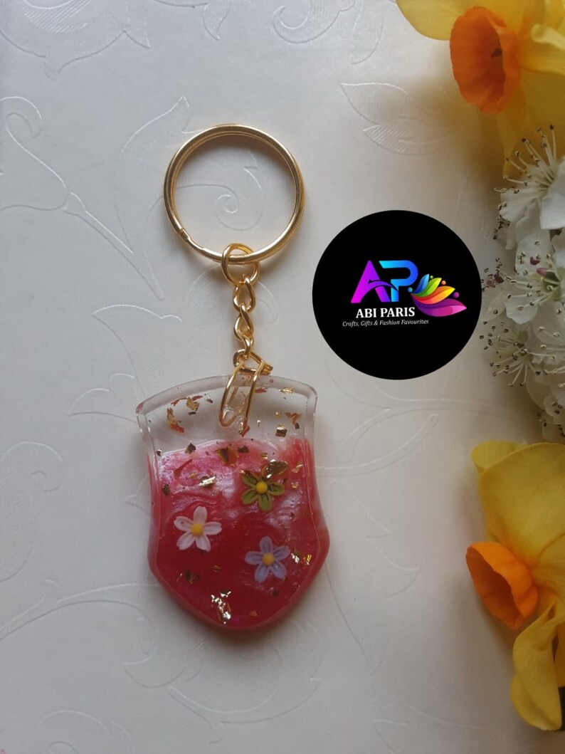 Epoxy Resin Keyrings image 6