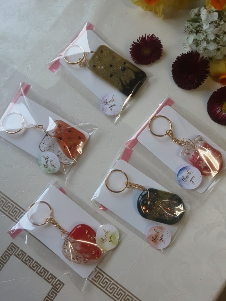 Epoxy Resin Keyrings image 2