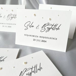 Tischkarten für Verlobung/ Nişan Masa kartları/ Tischkarten für Henna Abend/ Tischkarten für Hochzeit