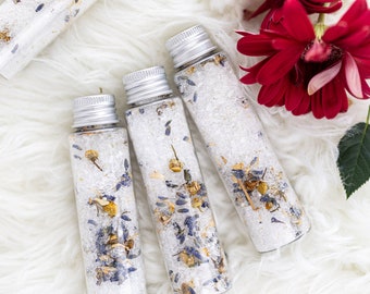 Mini Bath Soak Gift Set, Sleepy Time Bath Soak Tubes,Bath Salts,Bath Soak With Flowers ,Mini Bath Salts,Gifts For Her