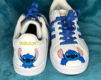 Stitch Schuhe, Stitch Shoes, handbemalte Schuhe