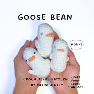Goose Bean Crochet Pattern PDF  | Goose Amigurumi | Digital Download
