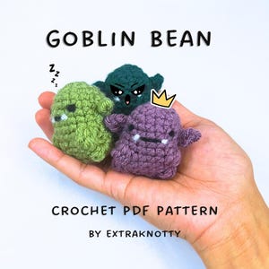 Haakpatroon koboldboon pdf | Goblin-amigurumi | Digitale download
