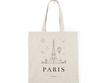 Parisian Elegance Tote Bag - Carry the Heartbeat of Paris