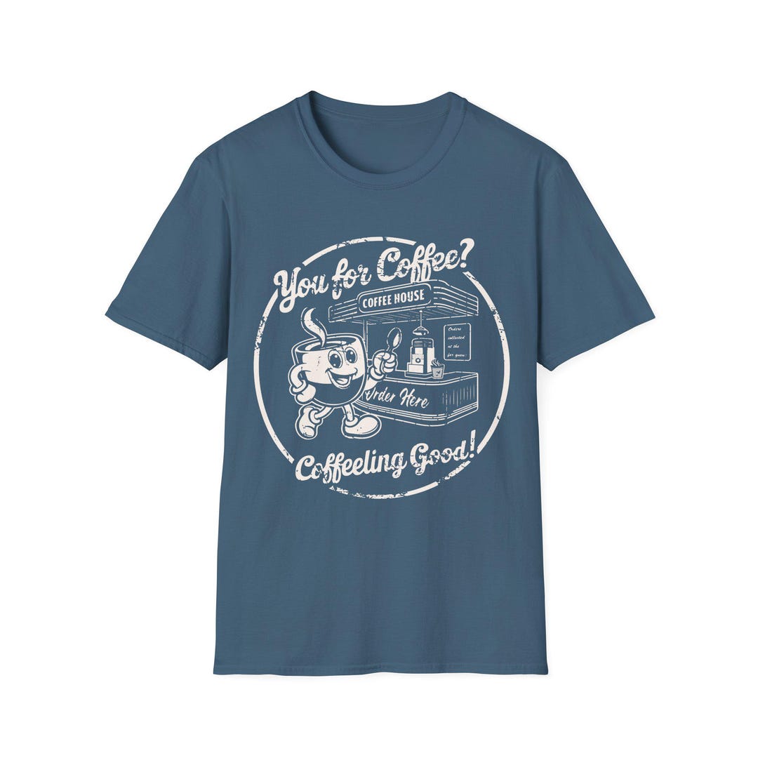 Vintage Coffee House T-shirt: Retro Americana Design - Etsy