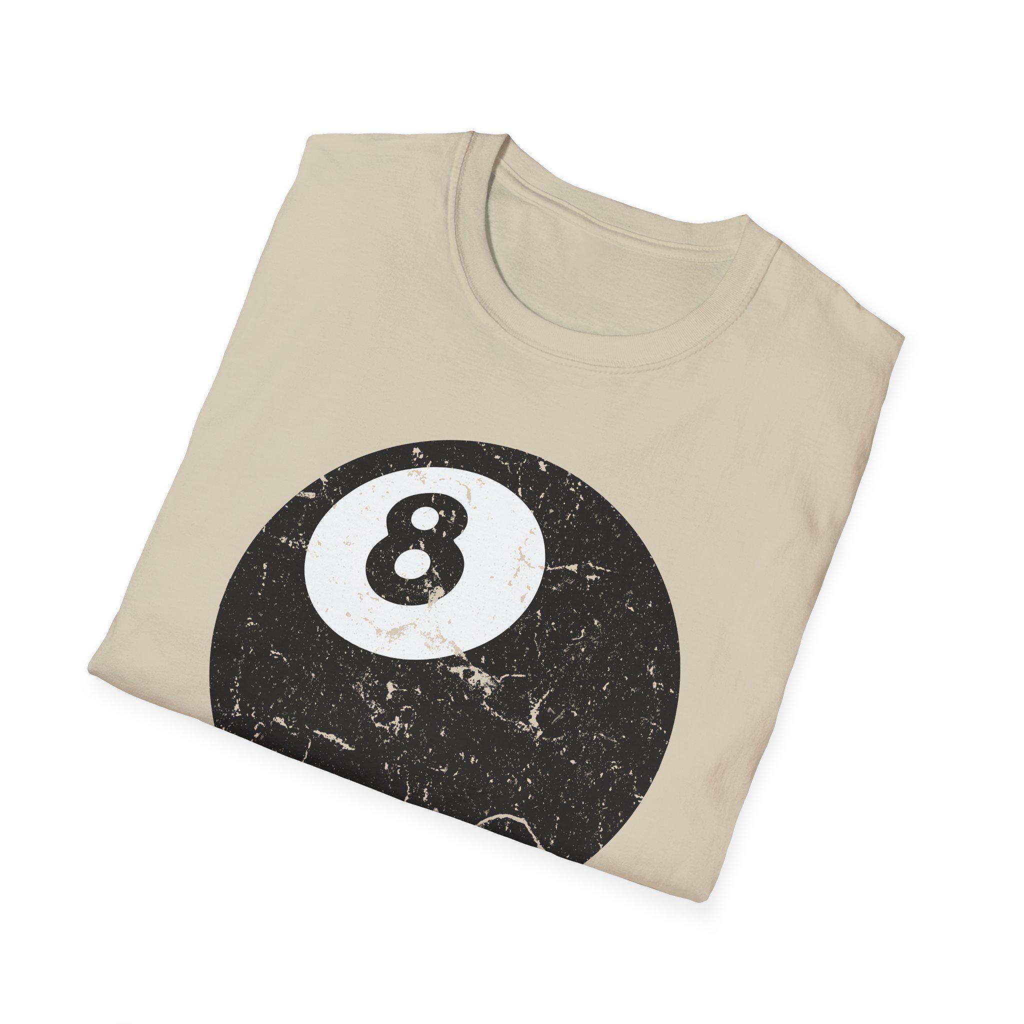 Retro 90s 8 Ball T-shirt: Distressed Graphic Tee - Etsy
