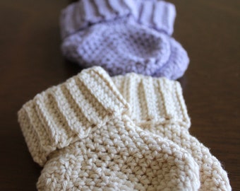 100% Organic Cotton Lavender Baby Socks