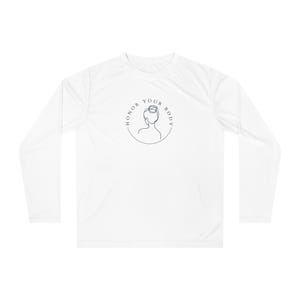 Unisex Performance Long Sleeve Shirt with &#39;Honor Your Body&#39; Design - Perfect Gift for Fitness Lovers, Activewear, Yoga, Sportswear, [...]