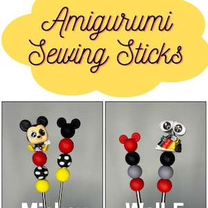 Amigurumi Sewing Sticks- Disney Character Sets