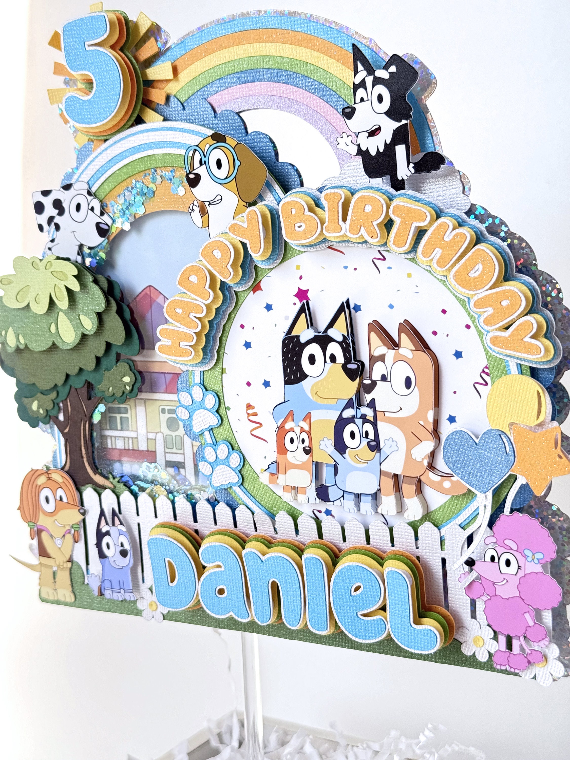 Inspired Dog Cake-topper Shaker