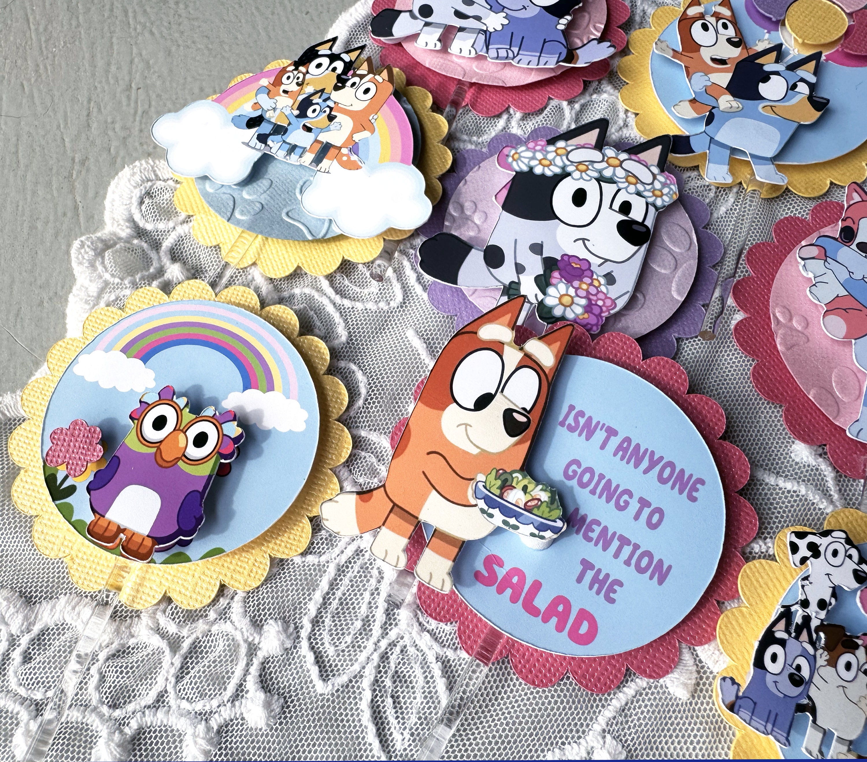 Blue Dog & Friends Toppers