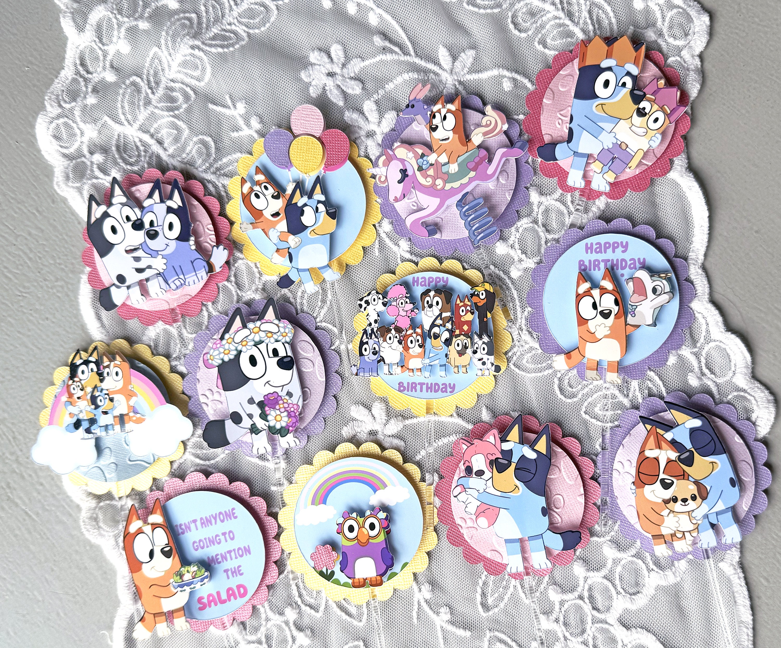 Blue Dog & Friends Toppers