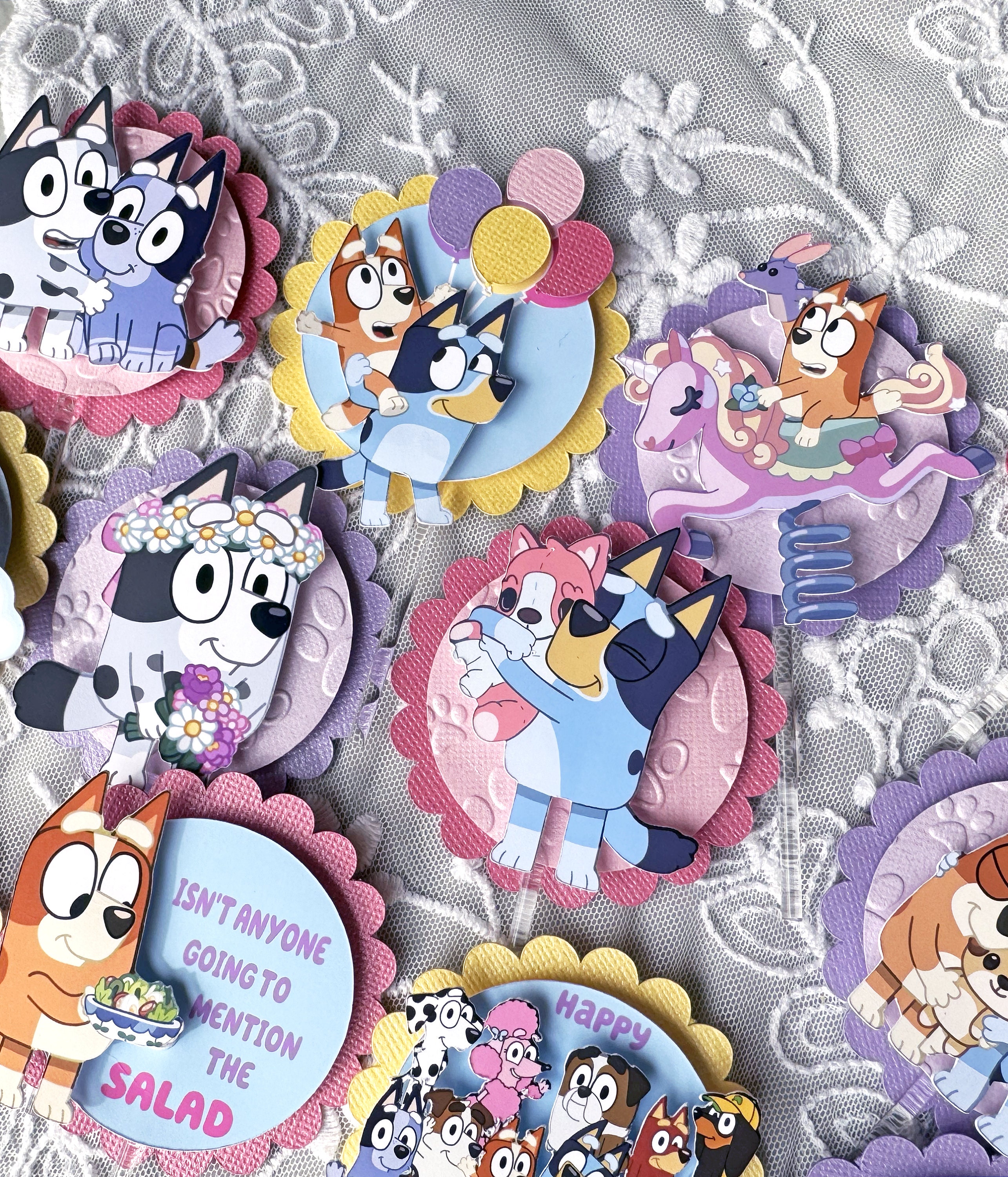 Blue Dog & Friends Toppers