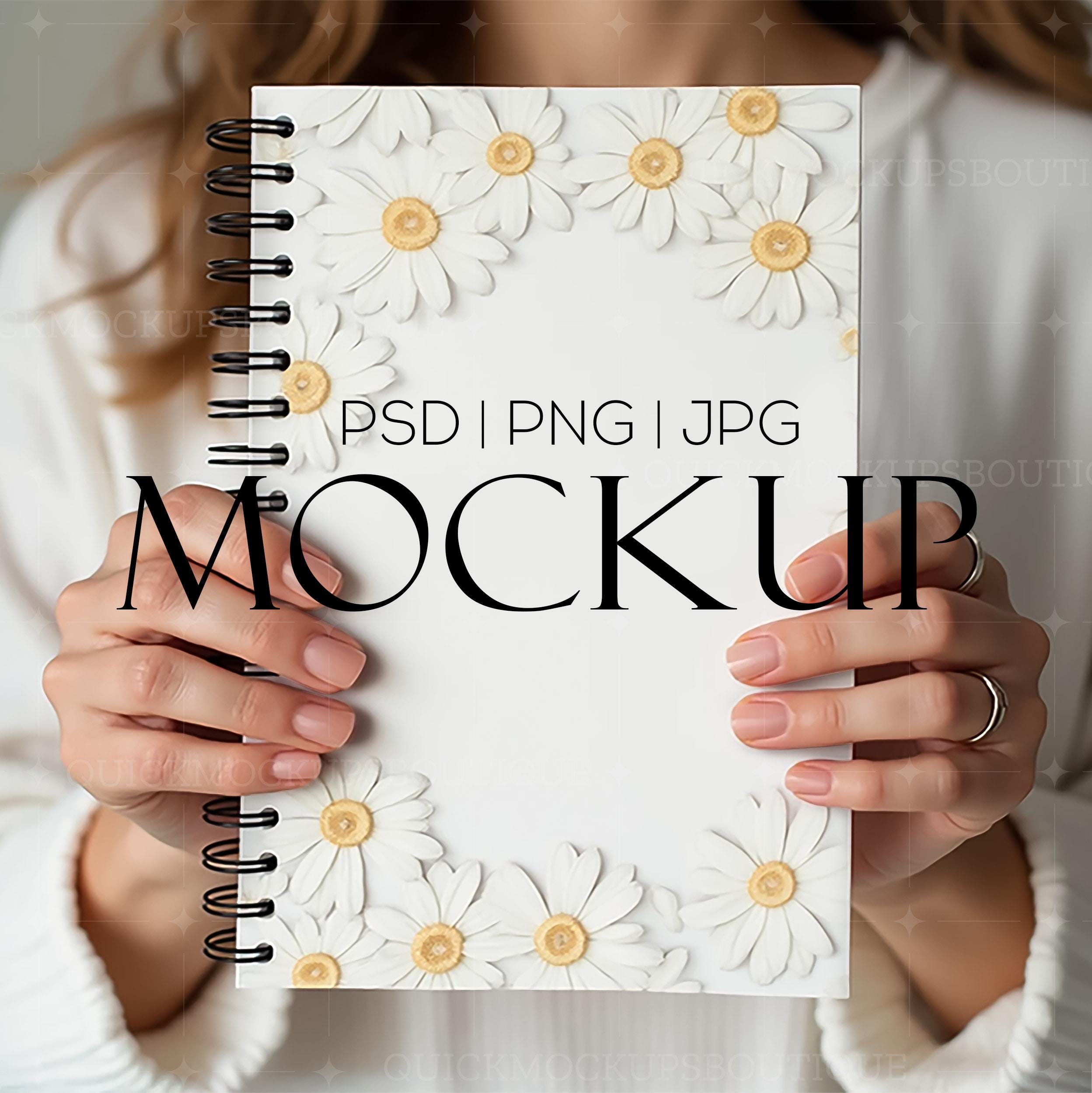 Spiral Notebook Mockup | PSD, PNG, JPG Files - Etsy