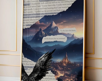 ACOTAR Collage Print | Book Print ACOTAR, ACOMAF, Sarah J. Maas Prints (Digital Download)