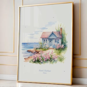 Happy Place Book Print | Knott's Harbor | Emily Henry Prints (Digital Download)
