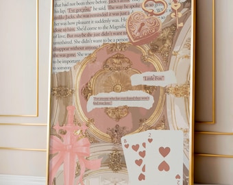 Once Upon A Broken Heart Collage Print | The Ballad Of Never After | A Curse For True Love Prints (Digital Download)