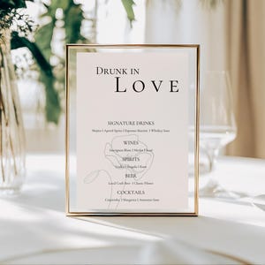 Template | Matrimonio – Pannello "Love Story" | elegante e minimalista